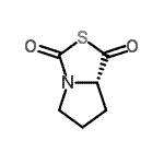 CAS 登录号：26686-39-5， (7aS)-四氢-1H-吡咯并[1,2-c][1,3]噻唑-1,3-二酮