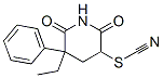 CAS#: 26723-07-9, 2,6-Dioxo-5-Ethyl-5-Phenyl-3-Piperidyl Thiocyanate
