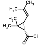 CAS 登录号:26770-95-6, (1S)-2,2-二甲基-3-(2-甲基-1-丙烯-1-基)环丙烷甲酰氯