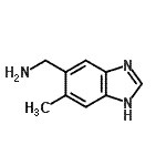 CAS 登录号：267875-61-6， 1-(5-甲基-1H-苯并咪唑-6-基)甲胺
