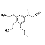 CAS 登录号：267880-91-1， 3-氧代-3-(3,4,5-三乙氧基苯基)丙腈