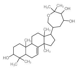 CAS 登录号:26790-94-3, (13alpha,14beta,17alpha,20S,23R,24S)-21,25-环氧-5alpha-羊毛甾-7-烯-3alpha,23,24-三醇