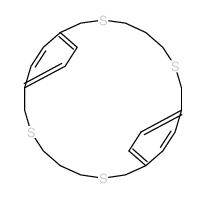 CAS#: 26822-25-3, 3,7,14,18-Tetrathiatricyclo[18.2.2.2(9,12)]Hexacosa-9,11,20,22(1),23,25-Hexene