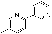CAS 登录号：26844-80-4， 5-甲基-2,3'-联吡啶