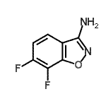 CAS 登录号：268734-40-3， 6,7-二氟-1,2-苯并恶唑-3-胺