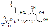 CAS 登录号:26888-03-9, (2R,3R,4S,5R,6S)-3,4,5-三羟基-2-(羟基甲基)-6-(C-(3-甲硫基丙基)-N-磺酸氧基-亚胺甲酰基)硫基-四氢吡喃