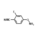 CAS 登录号：269056-55-5， 4-(氨基氧基)-2-氟苯甲腈