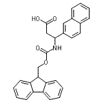 CAS 登录号：269078-81-1， 3-{[(9H-芴-9-基甲氧基)羰基]氨基}-3-(2-萘基)丙酸
