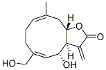 CAS 登录号：26931-87-3， (3aS,4R,5Z,9E,11aS)-3a,4,7,8,11,11alpha-六氢-4-羟基-6-羟基甲基-10-甲基-3-亚甲基环癸并[b]呋喃-2(3H)-酮