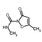 CAS 登录号：27066-57-5， N,5-二甲基-3-氧代-1,2-恶唑-2(3H)-甲酰胺