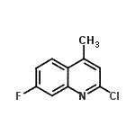 CAS 登录号：271241-25-9， 2-氯-7-氟-4-甲基喹啉