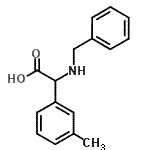 CAS 登录号：271583-30-3， (苄基氨基)(3-甲基苯基)乙酸