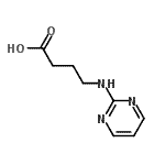 CAS 登录号：27179-33-5， 4-(2-嘧啶基氨基)丁酸