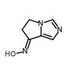 CAS 登录号：272438-85-4， (7E)-N-羟基-5,6-二氢-7H-吡咯并[1,2-c]咪唑-7-亚胺