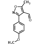 CAS 登录号：273223-12-4， 3-(4-甲氧基苯基)-5-甲基-1,2-恶唑-4-甲醛