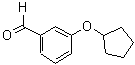 CAS 登录号：273722-75-1， 3-(环戊基氧基)苯甲醛
