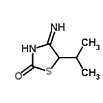 CAS 登录号：27407-94-9， 4-氨基-5-异丙基-1,3-噻唑-2(5H)-酮
