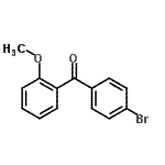 CAS 登录号：27428-65-5， (4-溴苯基)(2-甲氧基苯基)甲酮