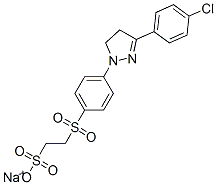 CAS#: 27441-70-9, Sodium 2-[[4-[3-(4-Chlorophenyl)-4,5-Dihydro-1H-Pyrazol-1-Yl]Phenyl]Sulphonyl]Ethanesulphonate