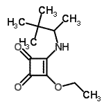 CAS 登录号：274915-15-0， 3-[(3,3-二甲基-2-丁烷基)氨基]-4-乙氧基-3-环丁烯-1,2-二酮