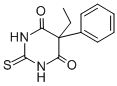 CAS 登录号：2753-74-4， 5-乙基二氢-5-苯基-2-硫代-4,6(1H,5H)-嘧啶二酮