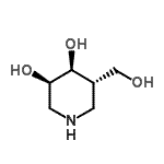 CAS 登录号：275363-98-9， (3R,4S,5S)-5-(羟基甲基)-3,4-哌啶二醇