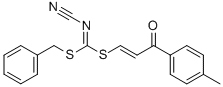 CAS#: 275370-80-4, Benzyl [3-Oxo-3-(4-Methylphenyl)Prop-1-Enyl]Cyanocarbonimidodithioate