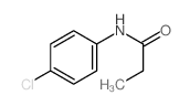 CAS 登录号：2759-54-8， N-(4-氯苯基)丙酰胺