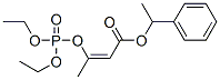 CAS 登录号：27591-74-8， 3-[(二乙氧基亚膦酰)氧基]-2-丁烯酸 1-苯基乙基酯