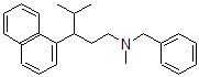 CAS 登录号:27609-22-9, N-苄基-gamma-异丙基-N-甲基-1-萘-1-丙胺