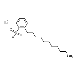 CAS 登录号：27636-75-5， 钠2-十一烷基苯磺酸盐