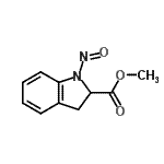 CAS 登录号：27640-52-4， 甲基1-亚硝基-2-吲哚啉羧酸酯