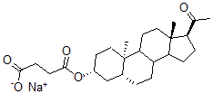 CAS#: 2766-62-3, (3a,5b)-3-(3-Carboxy-1-oxopropoxy)-Pregnan-20-one sodium salt