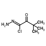 CAS 登录号：277298-56-3， (1Z)-3,3-二甲基-2-氧代丁烷亚肼基基氯化物