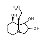 CAS 登录号：277755-44-9， (1S,2R,8R,8aR)-8A-丙基八氢-1,2,8-吲嗪三醇