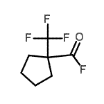 CAS 登录号：277756-41-9， 1-(三氟甲基)环戊烷羰基氟化物
