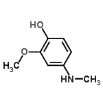 CAS 登录号：278169-57-6， 2-甲氧基-4-(甲基氨基)苯酚