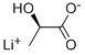 CAS 登录号：27848-81-3， (2R)-2-羟基-丙酸单锂盐