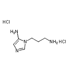 CAS 登录号：279236-68-9， 1-(3-氨基丙基)-1H-咪唑-5-胺二盐酸盐