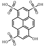 CAS 登录号：27928-00-3， 8-羟基-1,3,6-芘三磺酸