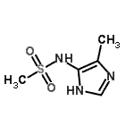 CAS 登录号：279679-99-1， N-(4-甲基-1H-咪唑-5-基)甲烷磺酰胺