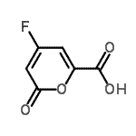 CAS 登录号：279689-05-3， 4-氟-2-氧代-2H-吡喃-6-羧酸