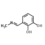 CAS 登录号：280574-31-4， 3-[(E)-(甲基亚胺)甲基]-1,2-苯二酚