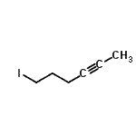 CAS 登录号：28077-74-9， 6-碘-2-己炔