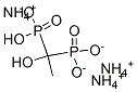 CAS 登录号：2809-20-3， P,P'-(1-羟基乙亚基)二-膦酸铵盐(1:3)