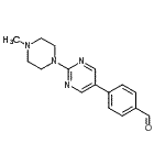 CAS 登录号：281234-46-6， 4-[2-(4-甲基-1-哌嗪基)-5-嘧啶基]苯甲醛