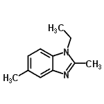 CAS 登录号：2818-63-5， 1-乙基-2,5-二甲基-1H-苯并咪唑