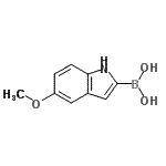 CAS 登录号：282528-61-4， (5-甲氧基-1H-吲哚-2-基)硼酸