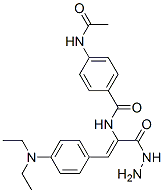CAS 登录号：28272-05-1， 4-乙酰氨基-N-[(Z)-2-(4-二乙基氨基苯基)-1-(肼羰基)乙烯基]苯甲酰胺
