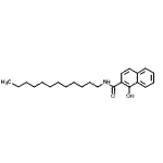 CAS 登录号：28279-38-1， N-十二烷基-1-羟基-2-萘甲酰胺